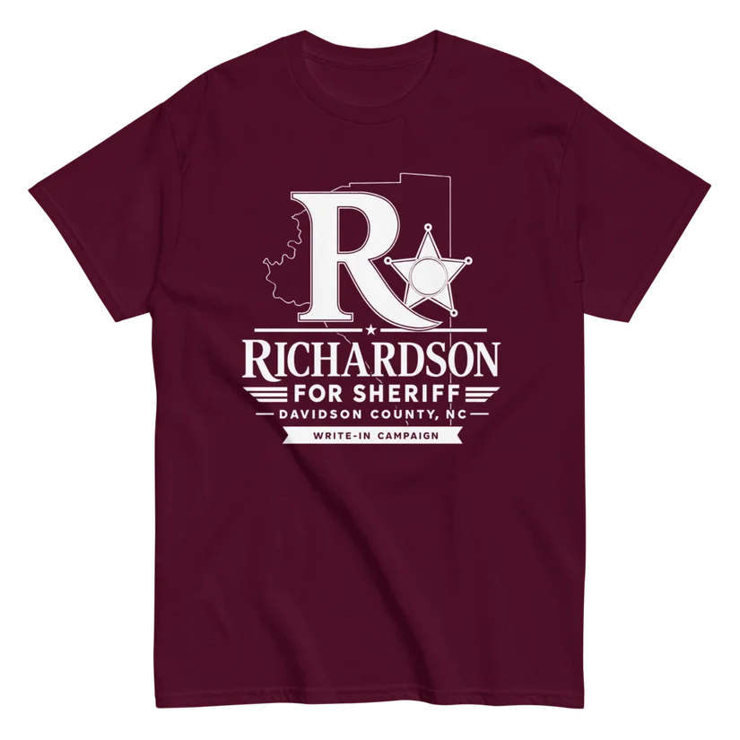 Richardson for Davidson Sheriff unisex classic tee